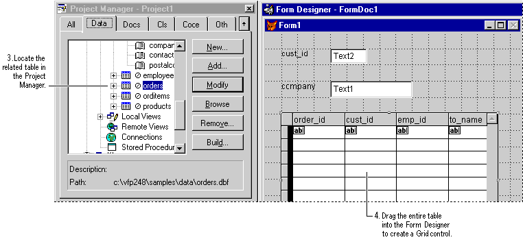 FoxProFormDesignProjectManager screenshot